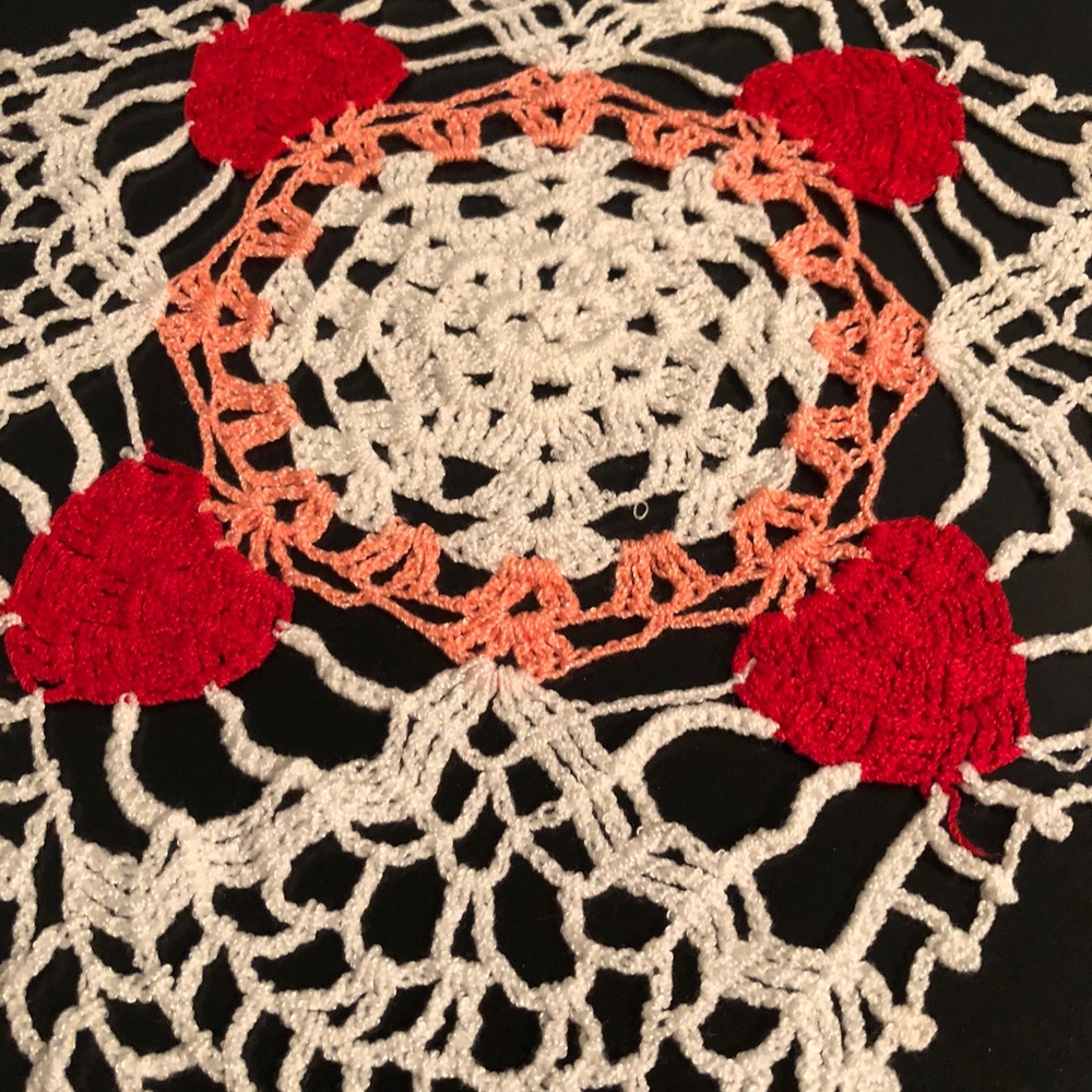 Hand woven tablecloth